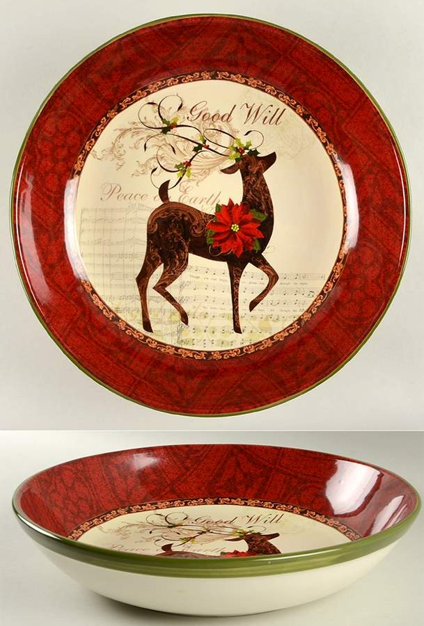 Winter Garden 13" Round Serving Bowl by Certified International-1