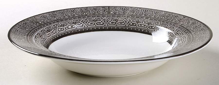 Persian Empire Large Rim Soup Bowl by Caskata-1