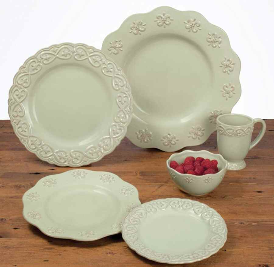 Adeline Green Dinner Plate by Certified International-1