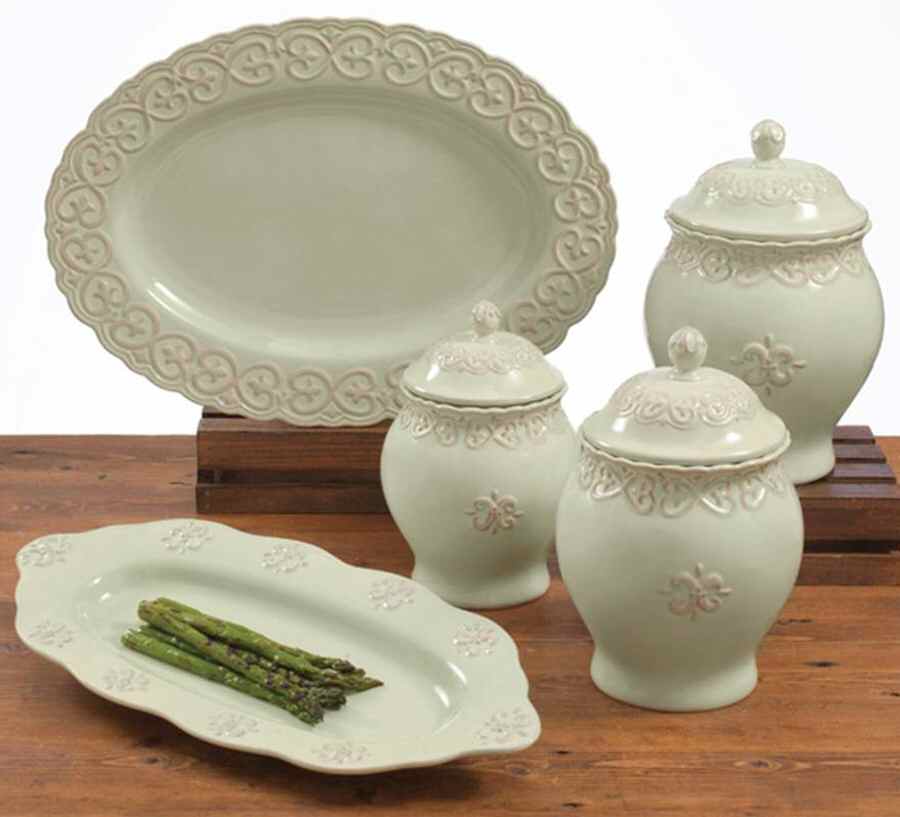 Adeline Green 18" Oval Serving Platter by Certified International-1