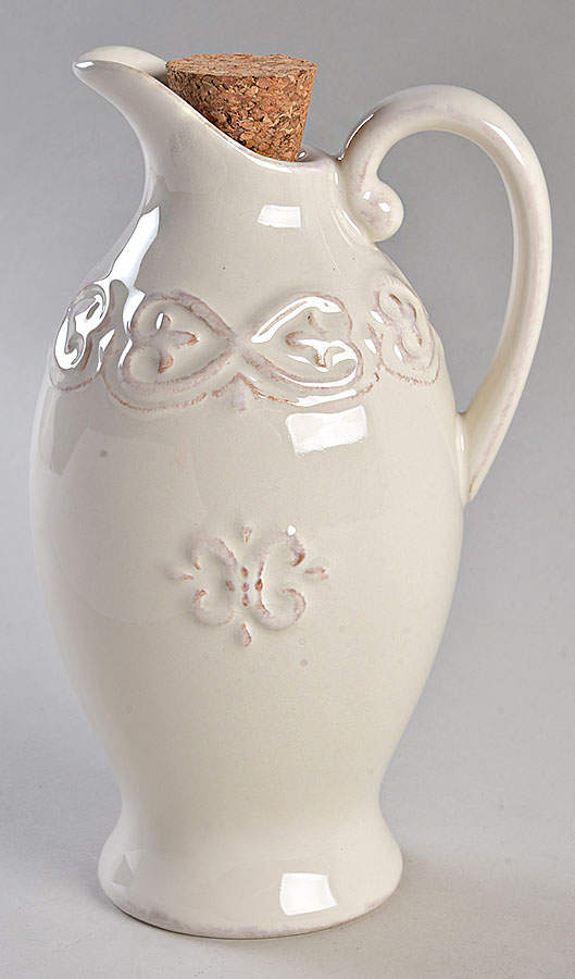 Adeline Ivory Oil Jar & Cork Stopper by Certified International-1