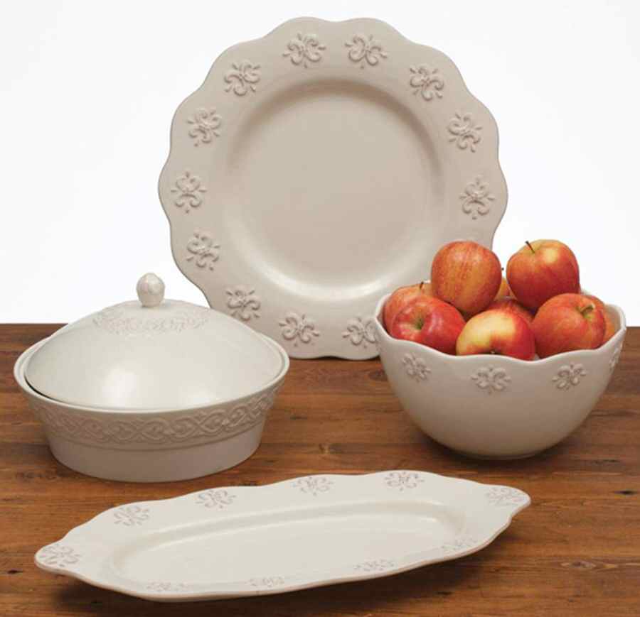 Adeline Ivory 16" Chop Plate (Round Platter) by Certified International-1