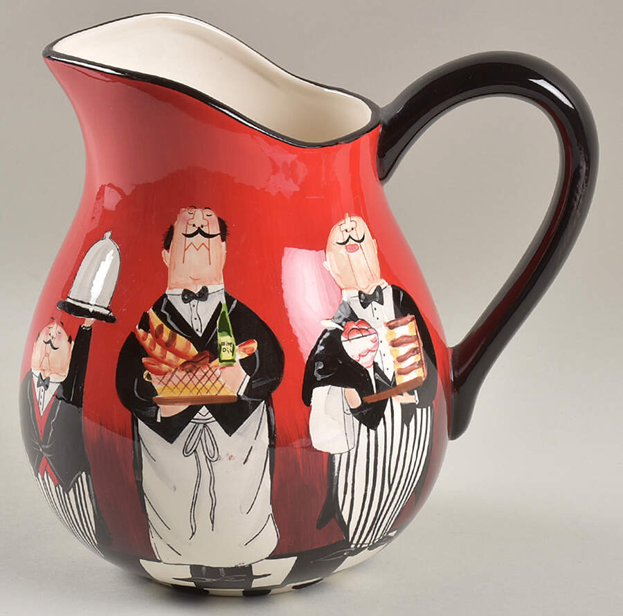 Dinner Is Served (No Words) 100 Oz Pitcher by Certified International-1