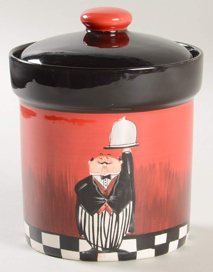 Dinner Is Served (No Words) Small Canister & Lid by Certified International-1