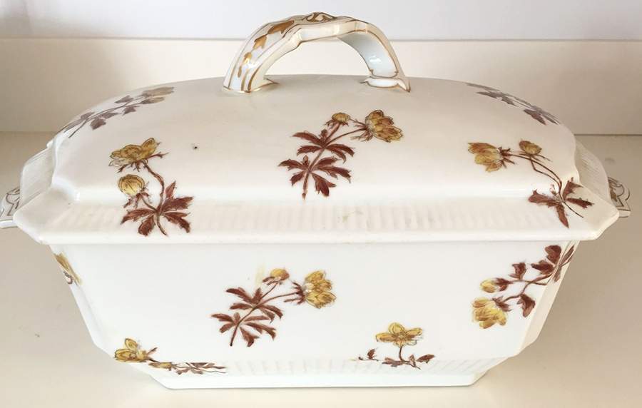 CHF1769 Rectangular Covered Vegetable by Charles Field Haviland-1