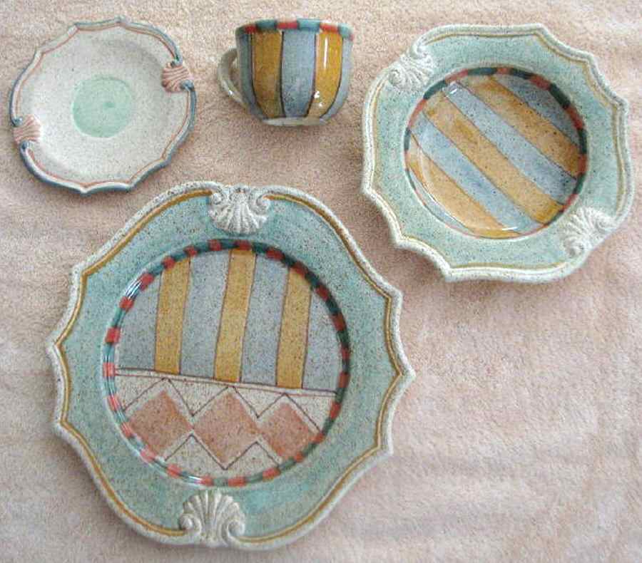 C1T12 Flat Cup & Saucer Set by Ciao Italya-1