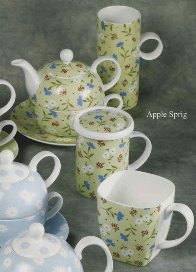 Apple Sprig Mug by Crown Trent-1