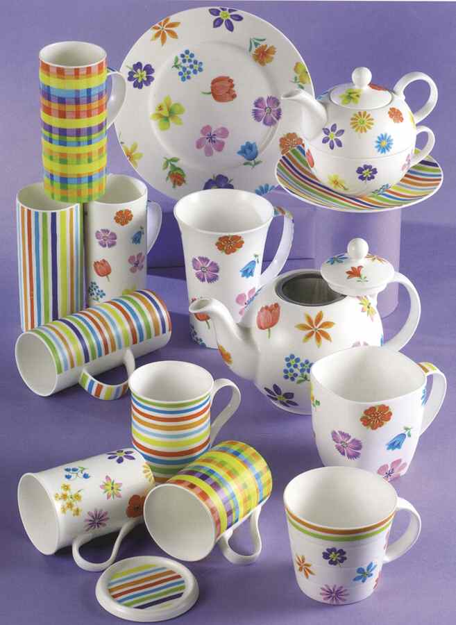 Rainbow Salad Plate by Crown Trent-1