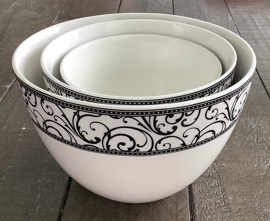 Veluto Black 5" Nesting Bowl by Ciroa-1