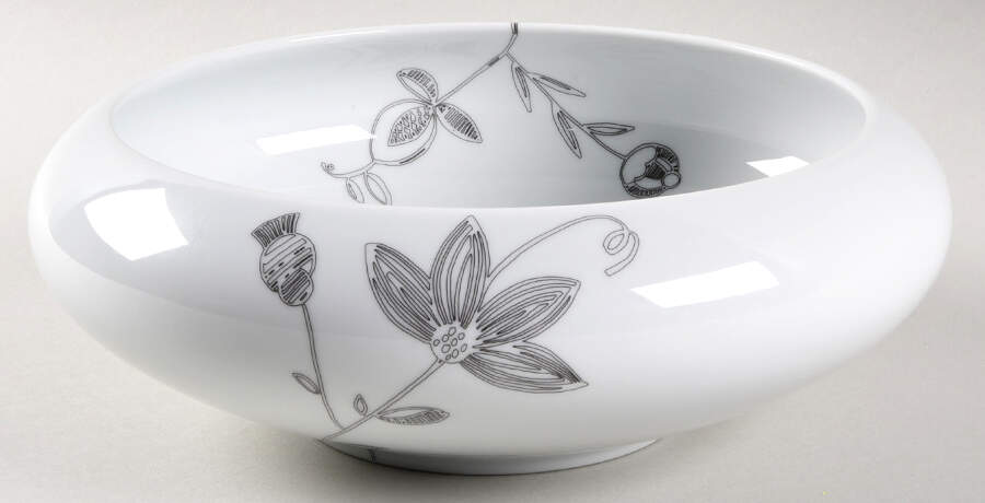 Kemi 8" Round Serving Bowl by Crate & Barrel-1