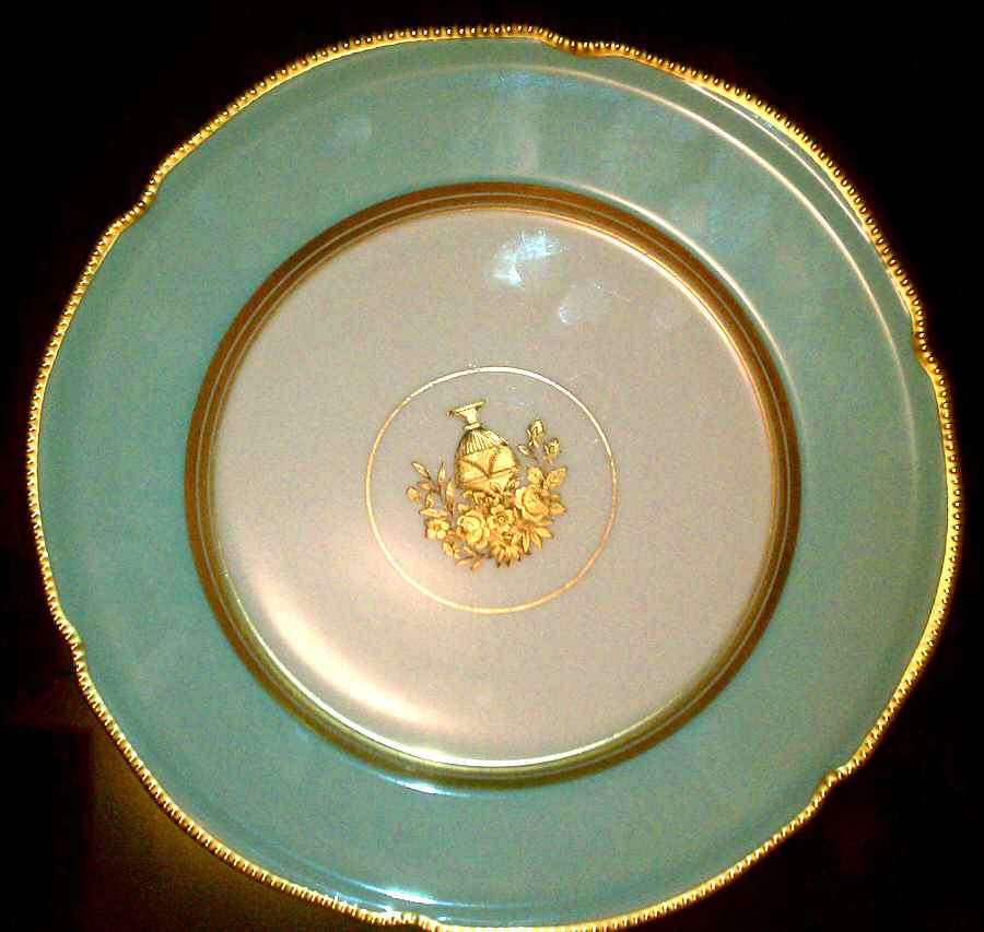 Belmont Blue Dinner Plate by Castleton (USA)-1