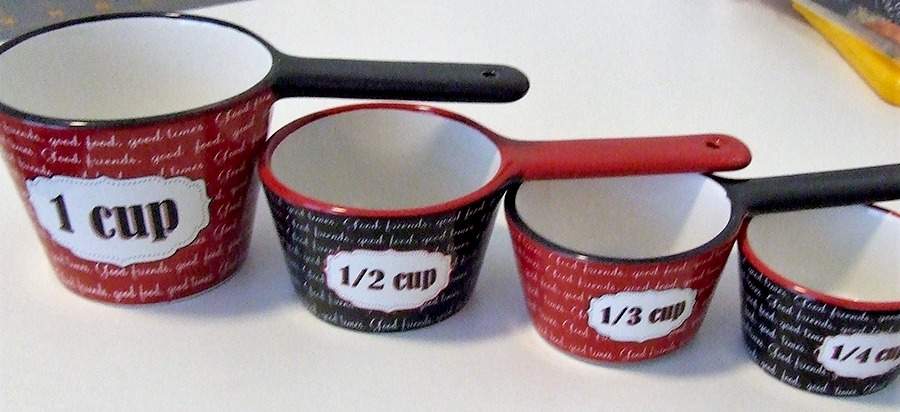 Eat at Mom's Measuring Cup Set (1 Cup,1/2 Cup,1/3 Cup,1/4 Cup) by Certified International-1