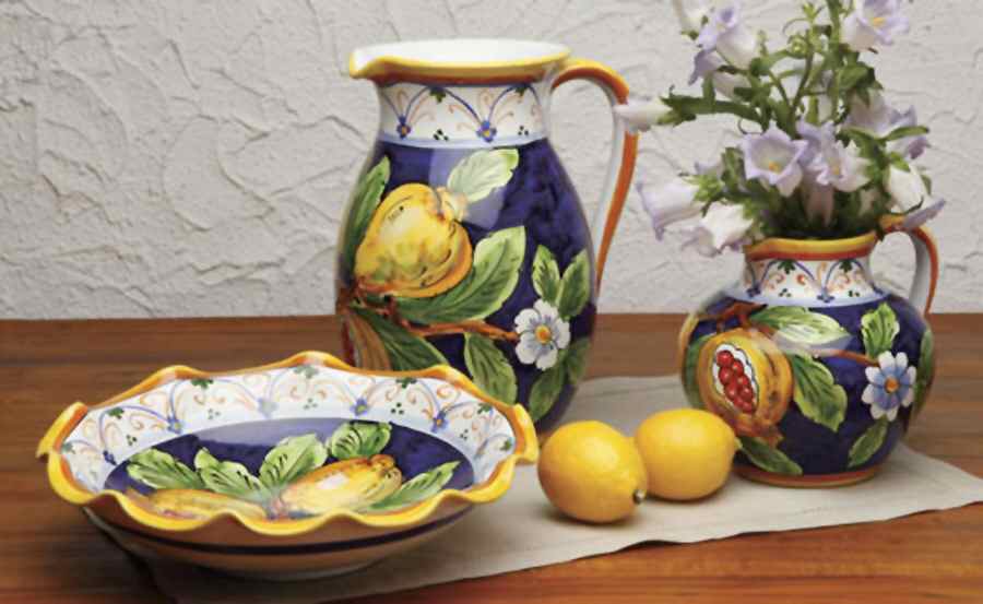 Melagrana (Pomegranate) 80 Oz Pitcher by Casafina-1