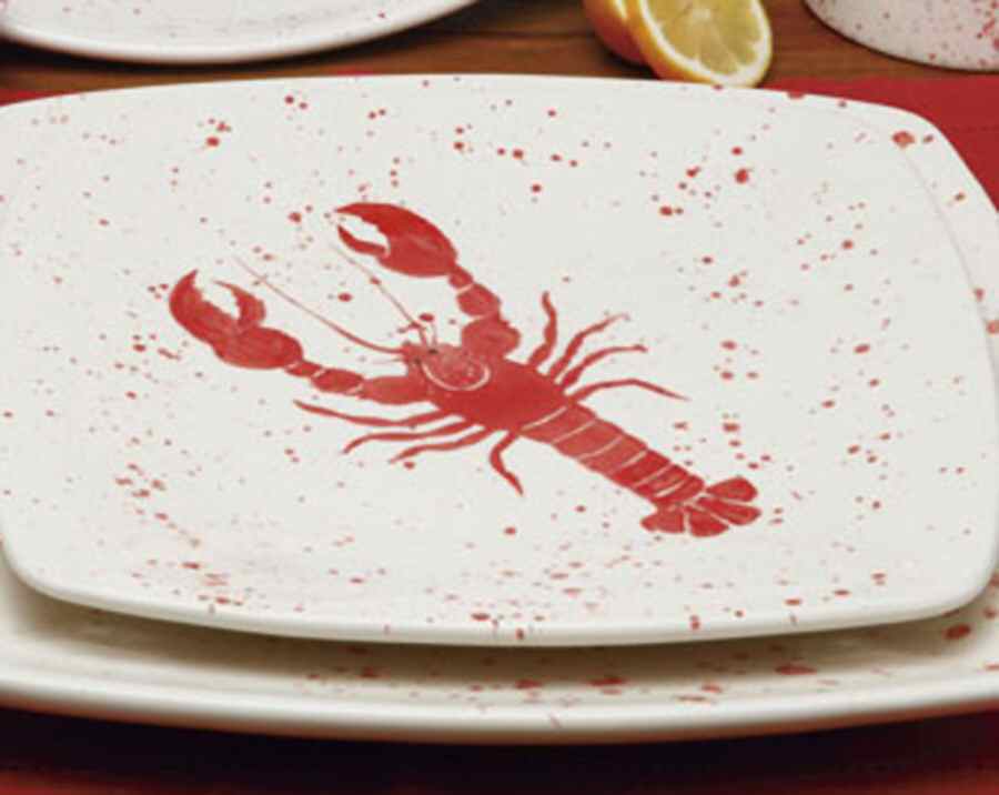 Frutti Di Mare Square Dinner Plate by Casafina-1