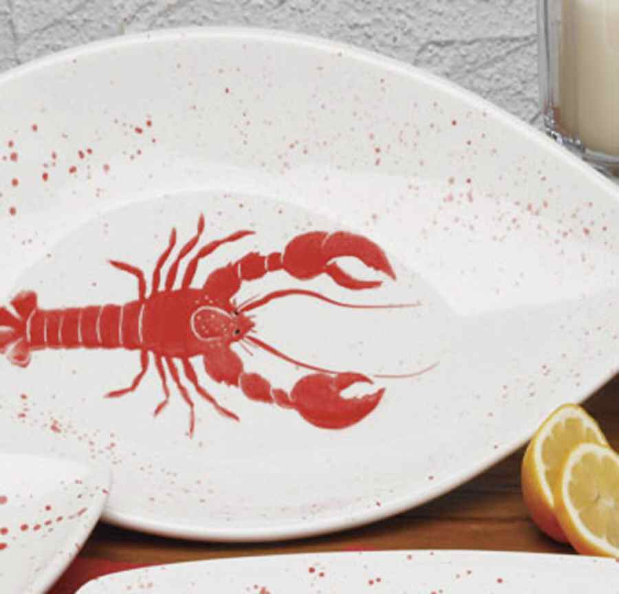Frutti Di Mare 16" Oval Serving Platter by Casafina-1
