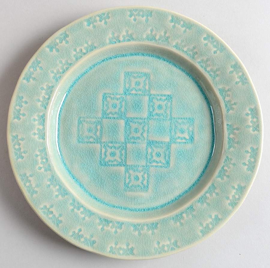 Corsica Aqua Marine Accent Salad Plate by Casafina-1