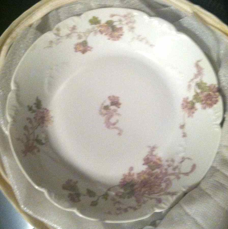 Schleiger 1302-3 Dinner Plate by Charles Field Haviland-1