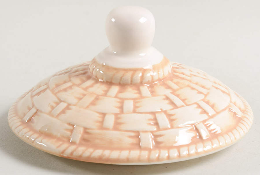 Bunny Basket Lid for Tea/Coffee Pot by Cracker Barrel-1