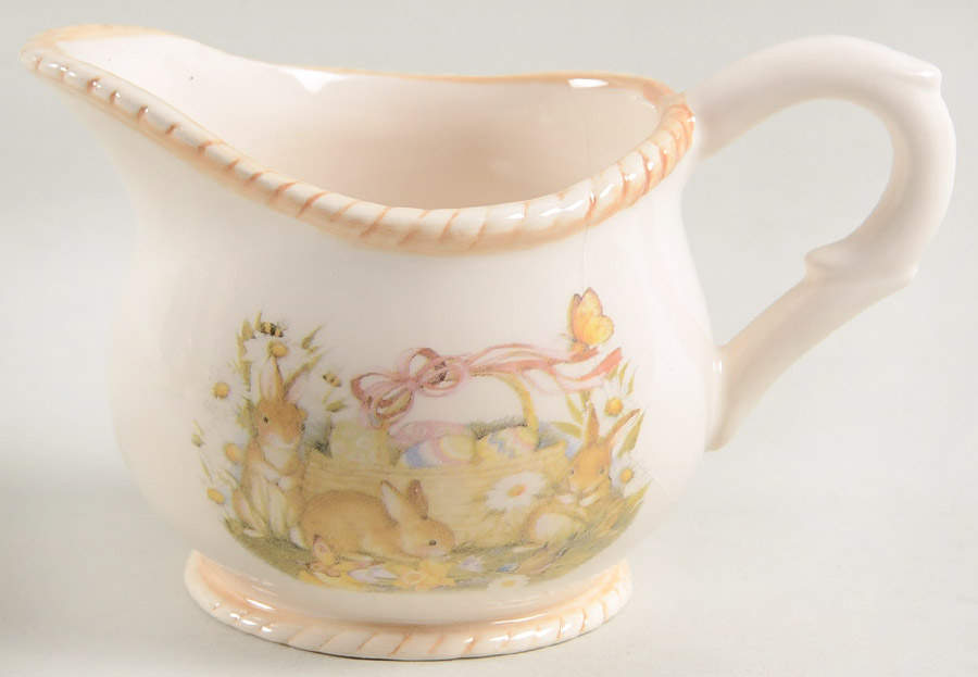 Bunny Basket Creamer by Cracker Barrel-1