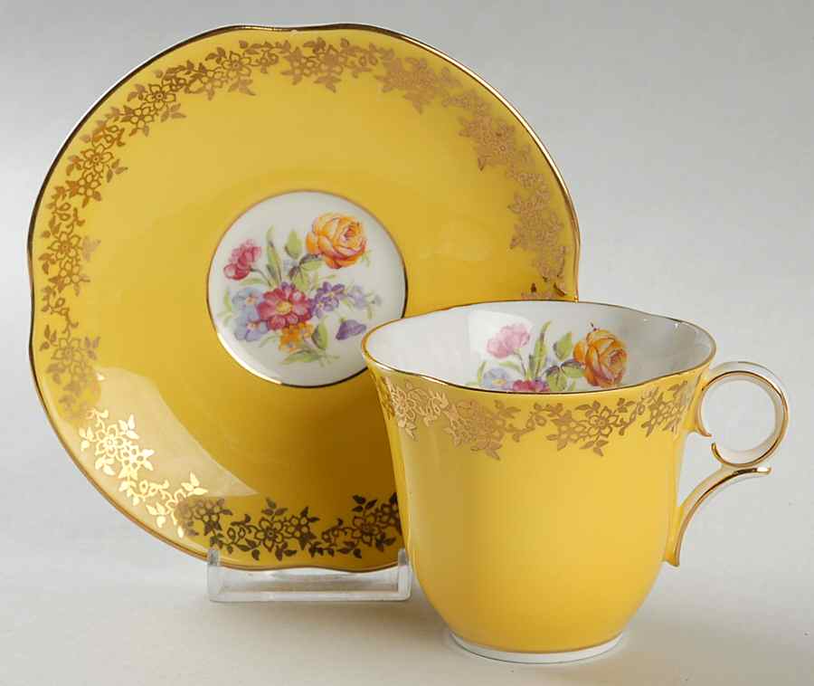262-1 Footed Cup & Saucer Set by Cartwright & Edwards-1