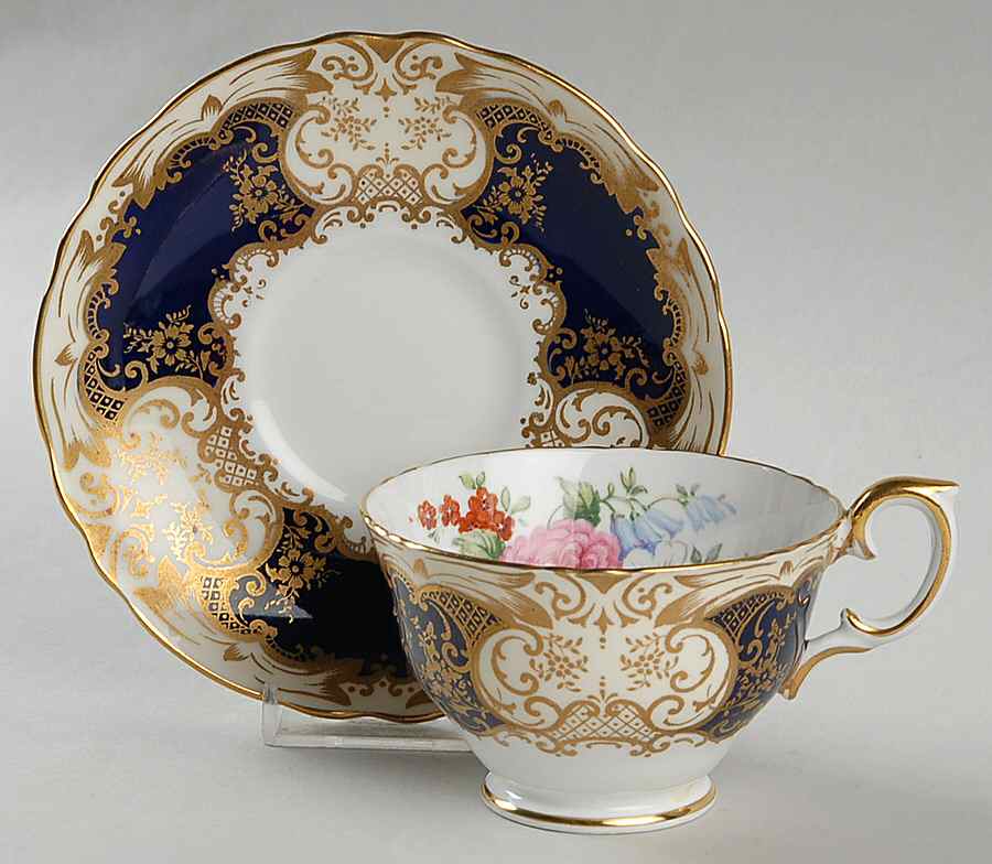 A15911 Footed Cup & Saucer Set by Crown Staffordshire-1