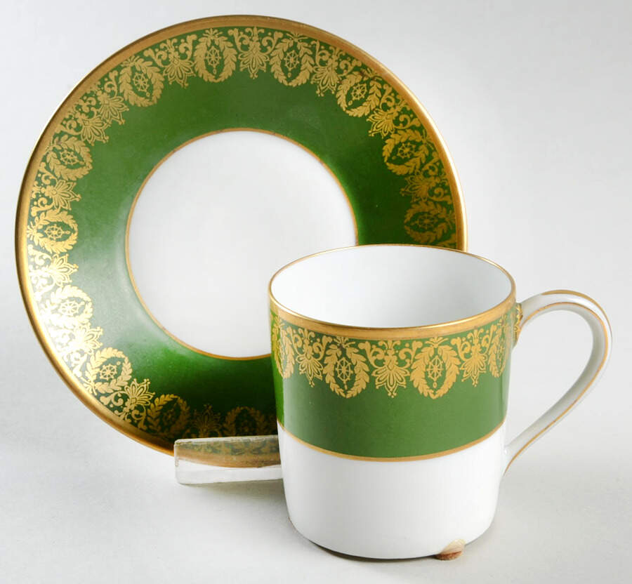 CHF1787 Flat Demitasse Cup & Saucer Set by Charles Field Haviland-1
