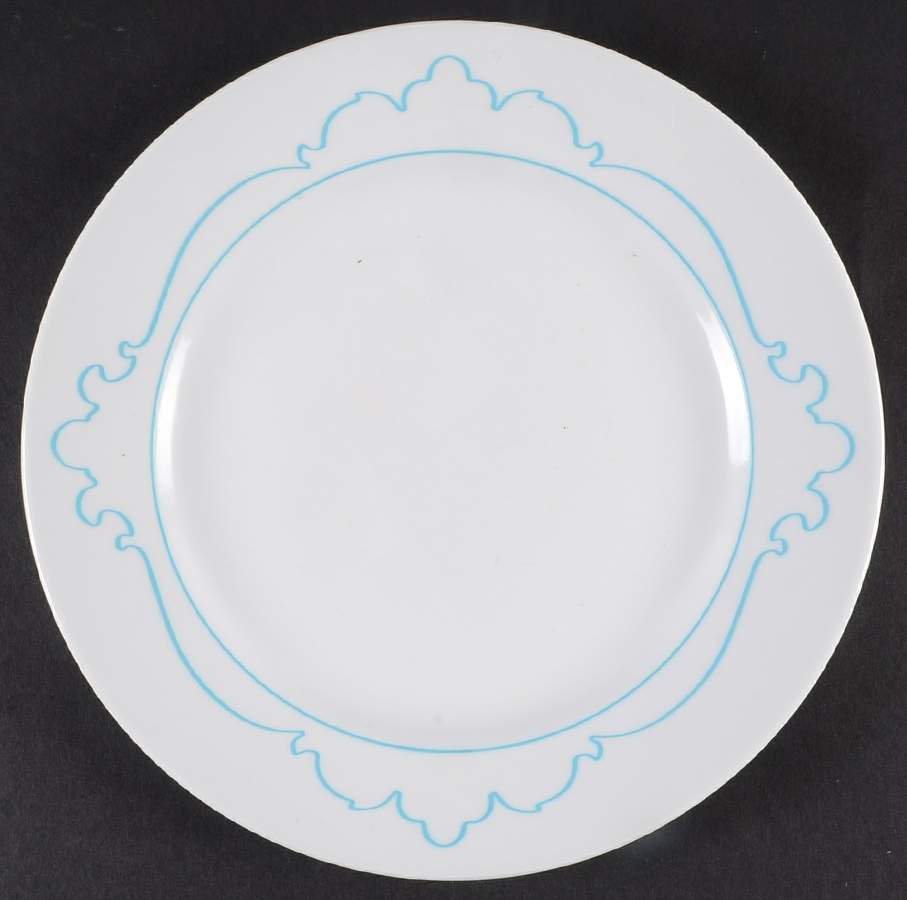B.Frames Bleu Salad Plate by Corning Corelle-1
