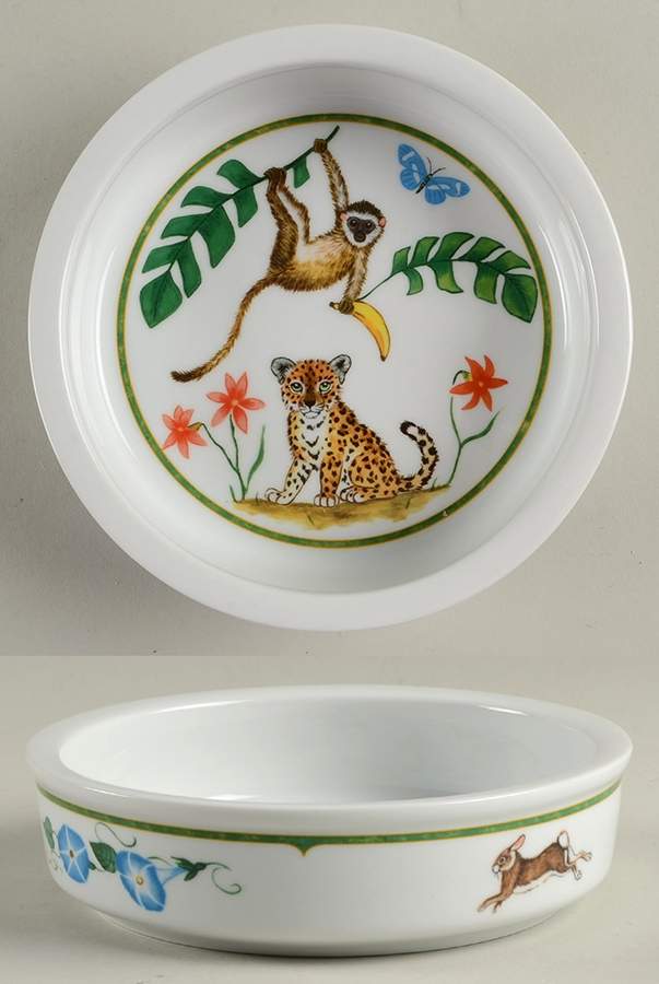 Monkey Magic Child's Bowl by Lynn Chase-1