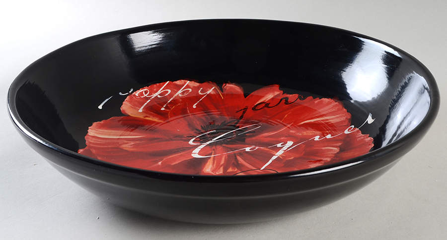 Midnight Poppy 13" Pasta Serving Bowl by Certified International-1