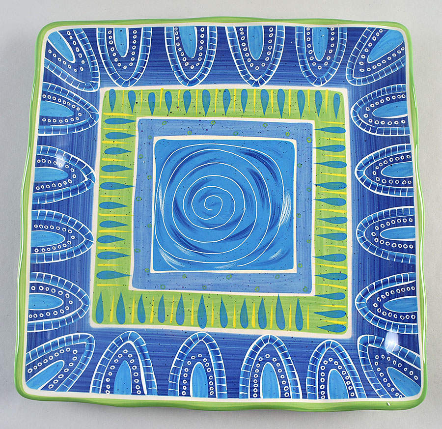 Tapas 13" Square Serving Platter by Certified International-1