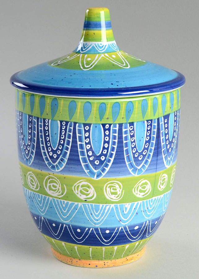 Tapas Small Canister & Lid by Certified International-1