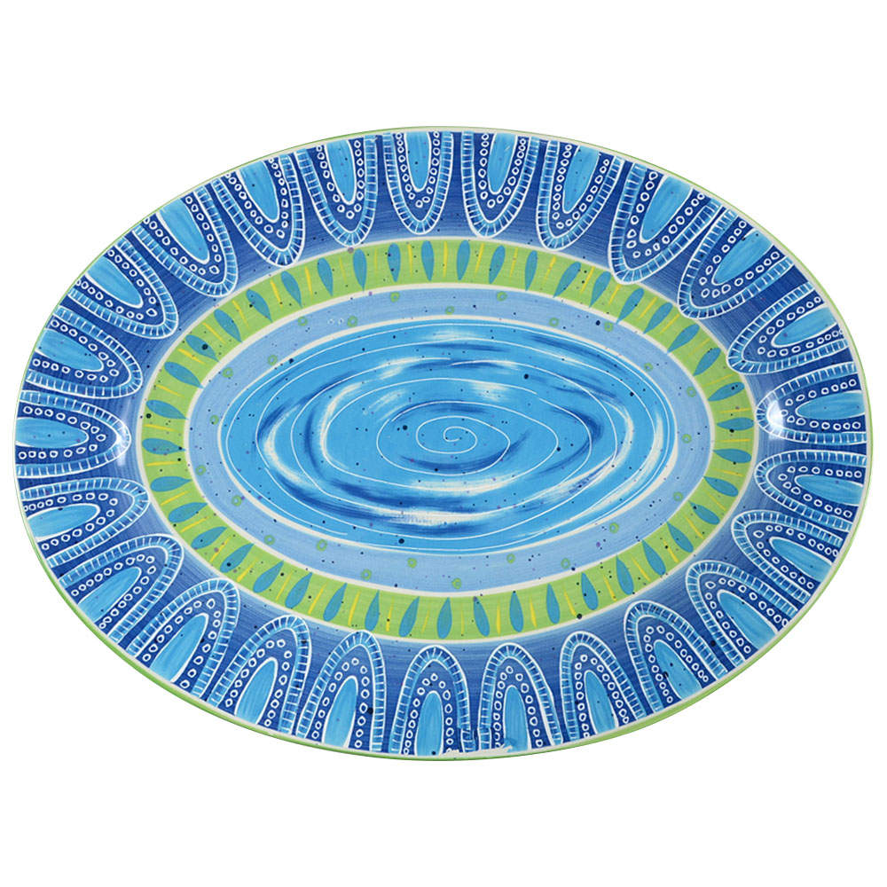 Tapas 16" Oval Serving Platter by Certified International-1