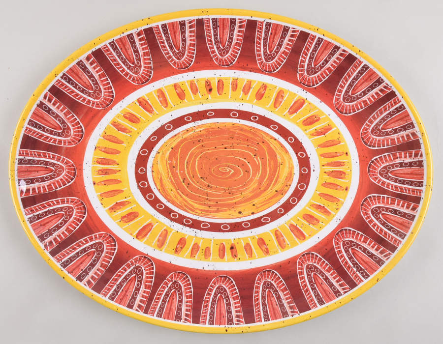 Tapas 18" Melamine Oval Platter by Certified International-1