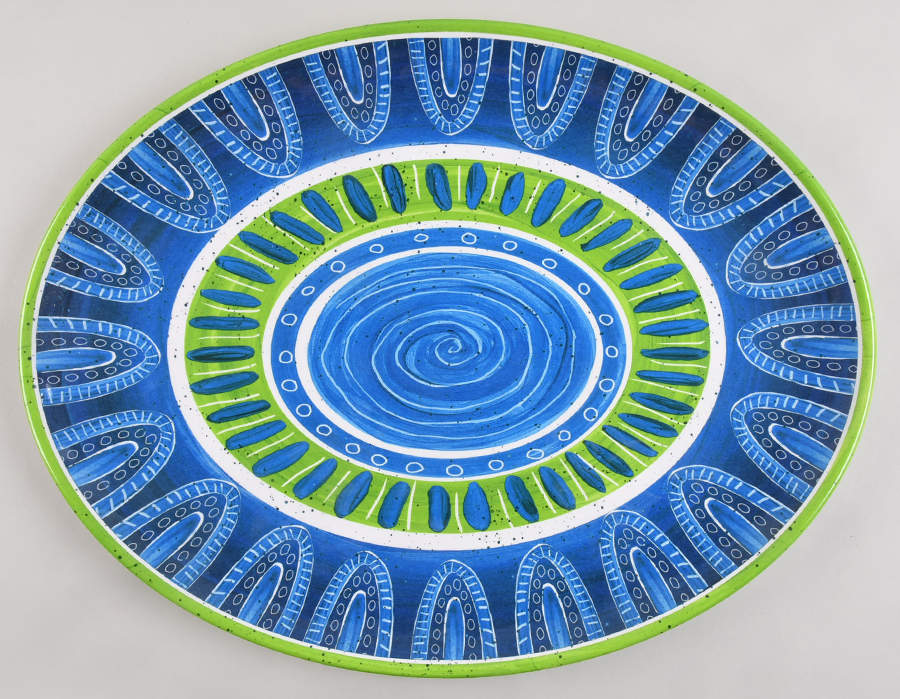 Tapas 18" Melamine Oval Platter by Certified International-1