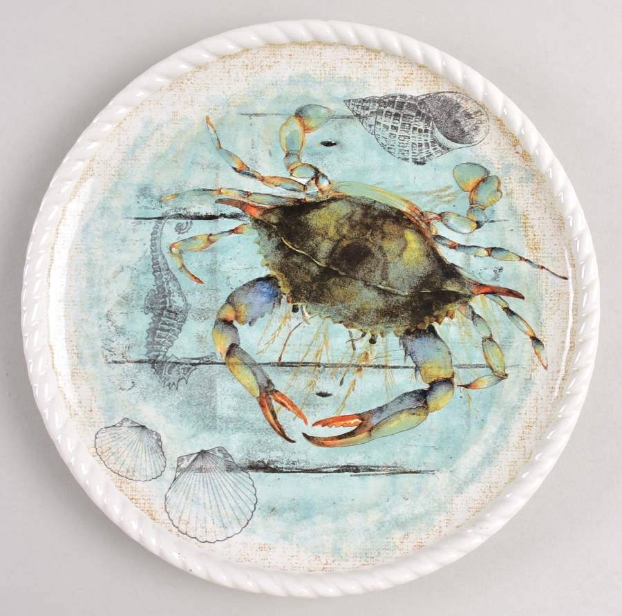 Beach Cottage Salad/Dessert Plate by Certified International-1