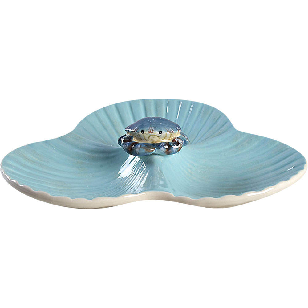 Beach Cottage 3 Part Shell Shaped Dish by Certified International-1
