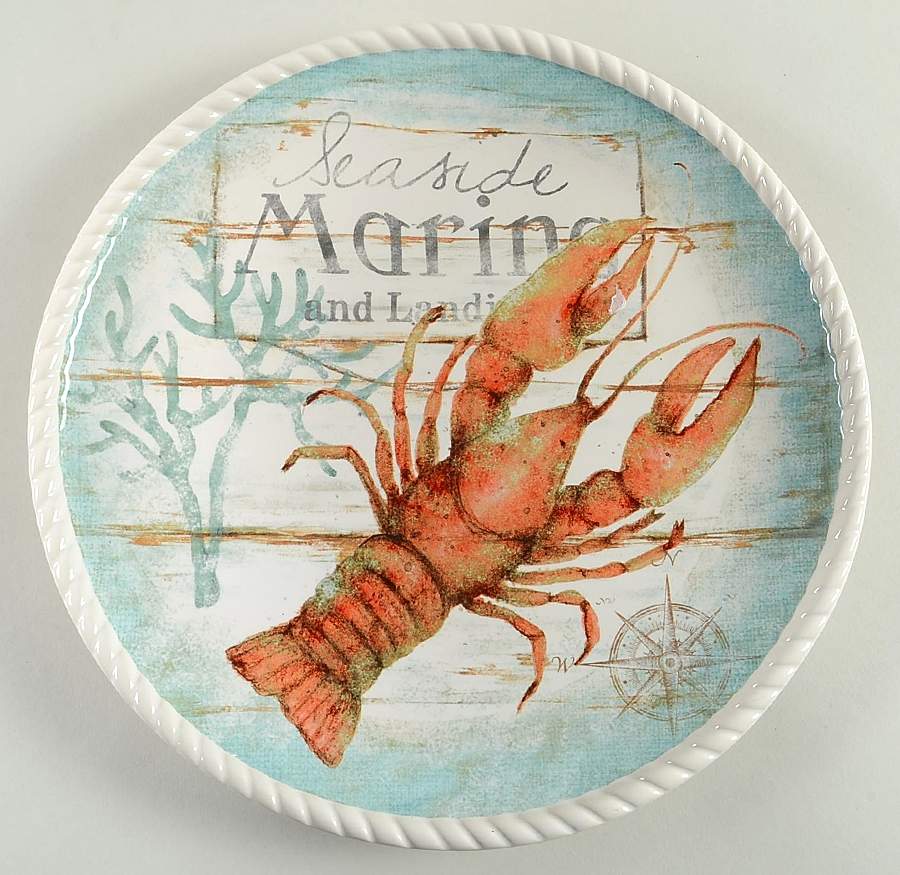 Beach Cottage Dinner Plate by Certified International-1