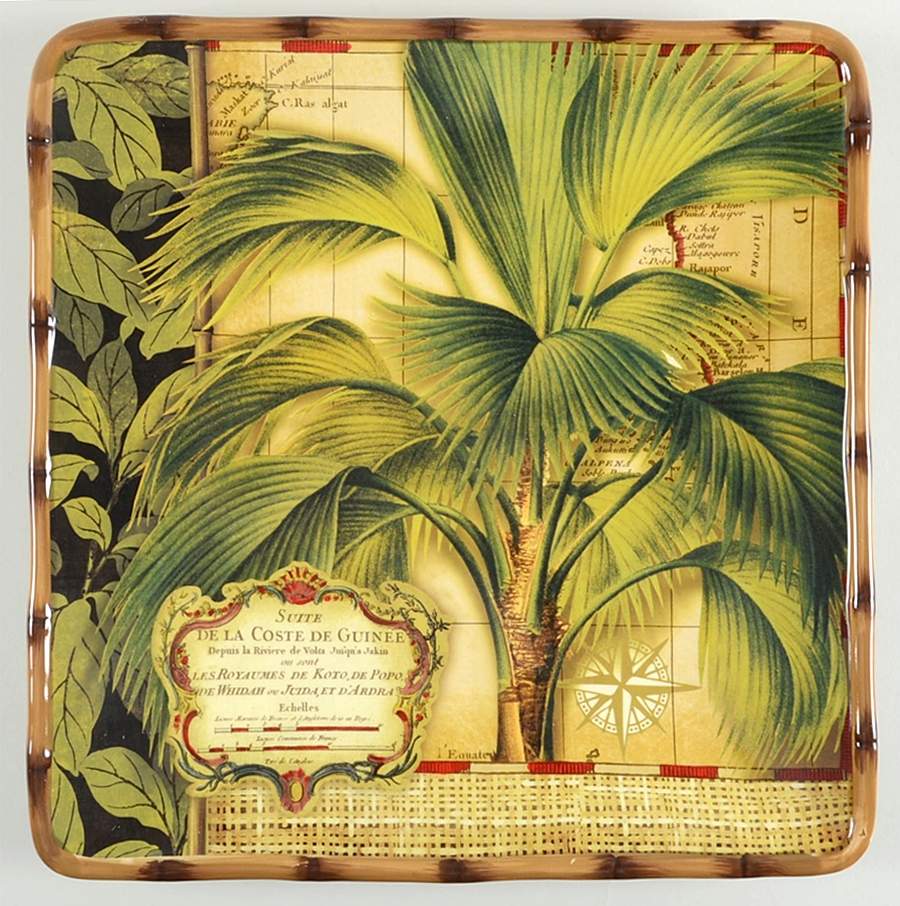 Las Palmas 14" Square Platter by Certified International-1