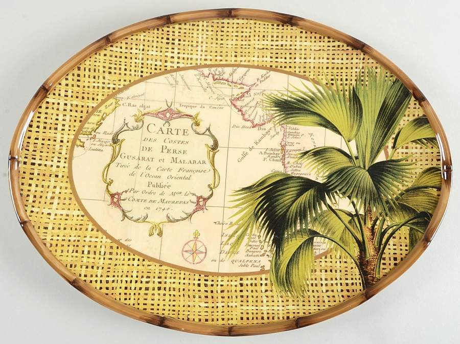 Las Palmas 16" Oval Serving Platter by Certified International-1
