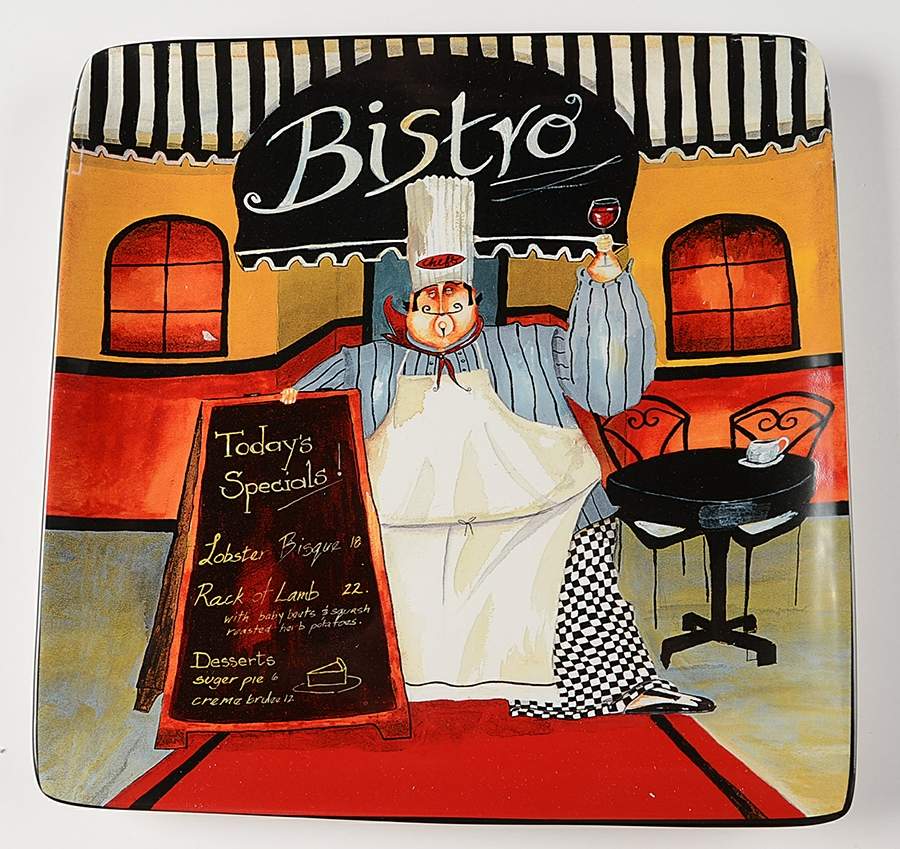 Trattoria 12" Square Serving Platter by Certified International-1
