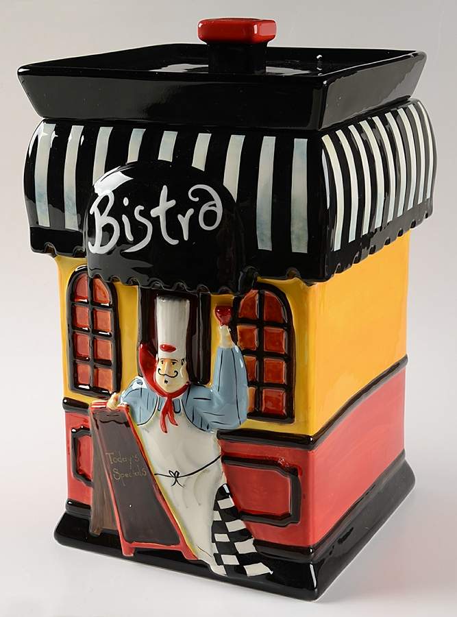 Trattoria Cookie Jar & Lid by Certified International-1