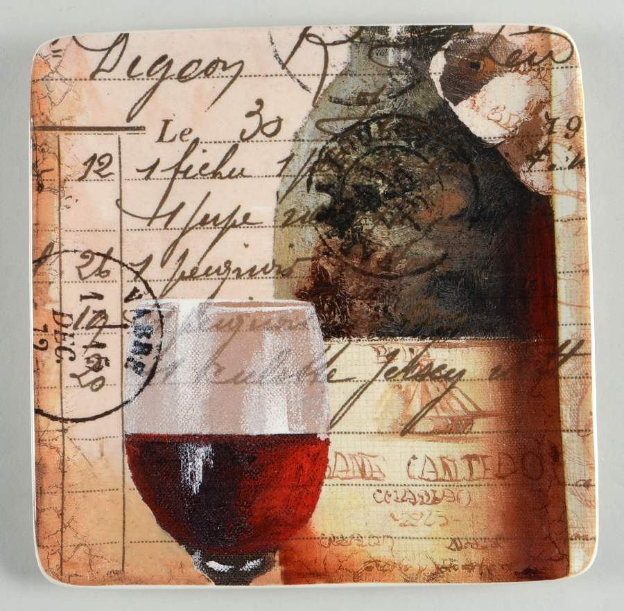 French Cellar Square Salad/Dessert Plate by Certified International-1