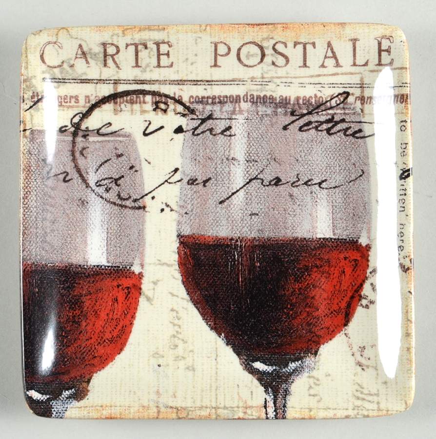 French Cellar Square Canape Plate by Certified International-1