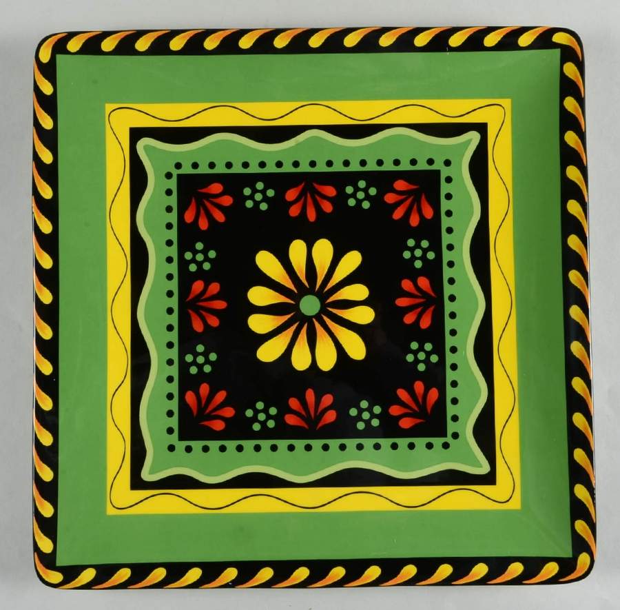Mi Casa 14" Square Platter by Certified International-1