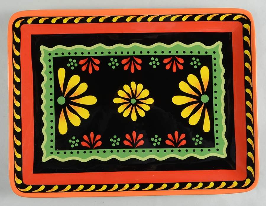 Mi Casa 16" Rectangular Serving Platter by Certified International-1