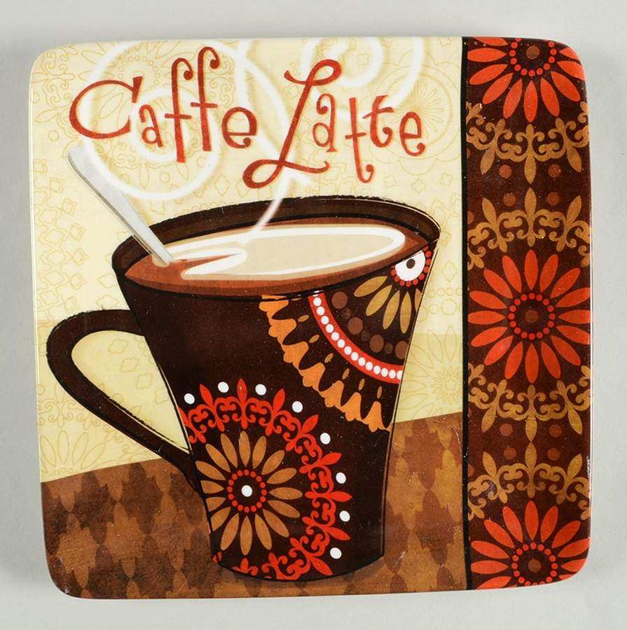 Cup of Joe Square Salad/Dessert Plate by Certified International-1
