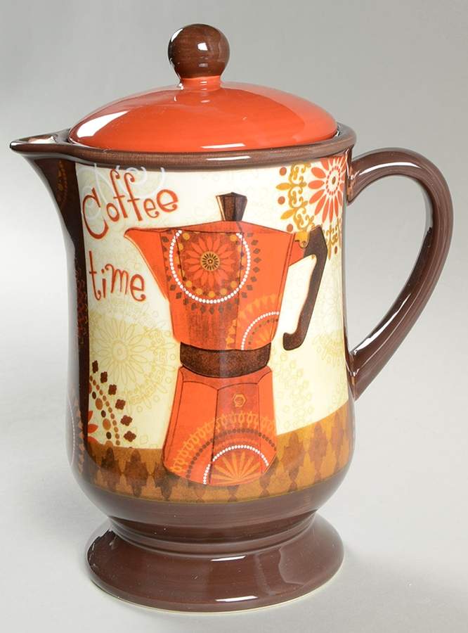 Cup of Joe Coffee Pot & Lid by Certified International-1