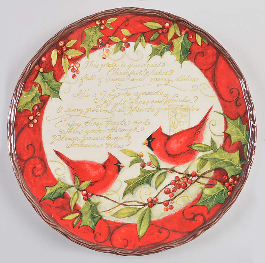 Winter Wonder Pass Along Cookie Plate by Certified International-1