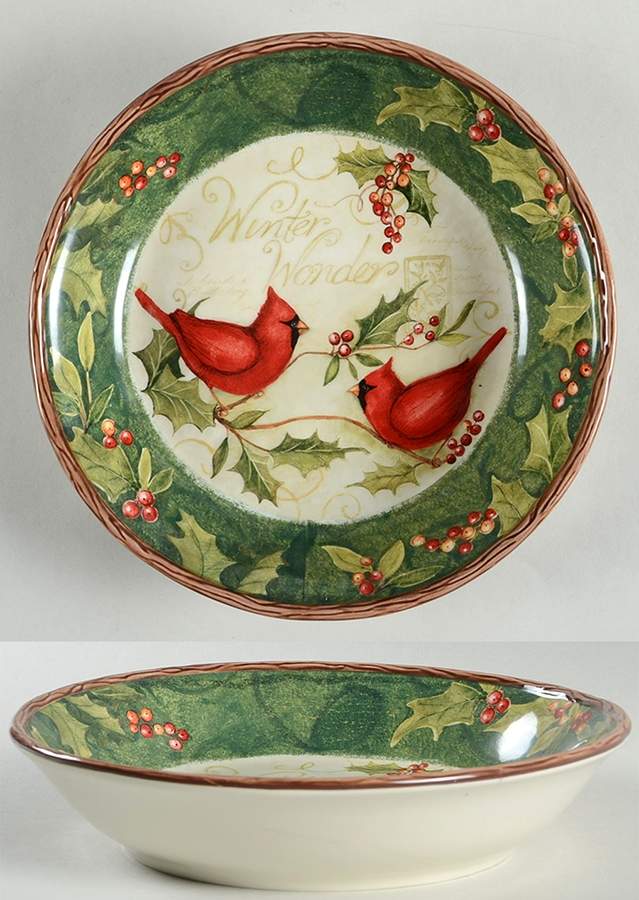 Winter Wonder 8" Soup/Pasta Bowl by Certified International-1