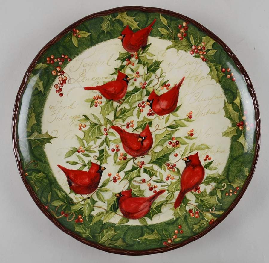 Winter Wonder 14" Chop Plate (Round Platter) by Certified International-1